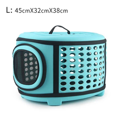 Pure Color Pet Carrier Bag Portable Outdoor Cat Foldable Dog Travel Pet Bag Puppy Carrying Shoulder Dog Bags